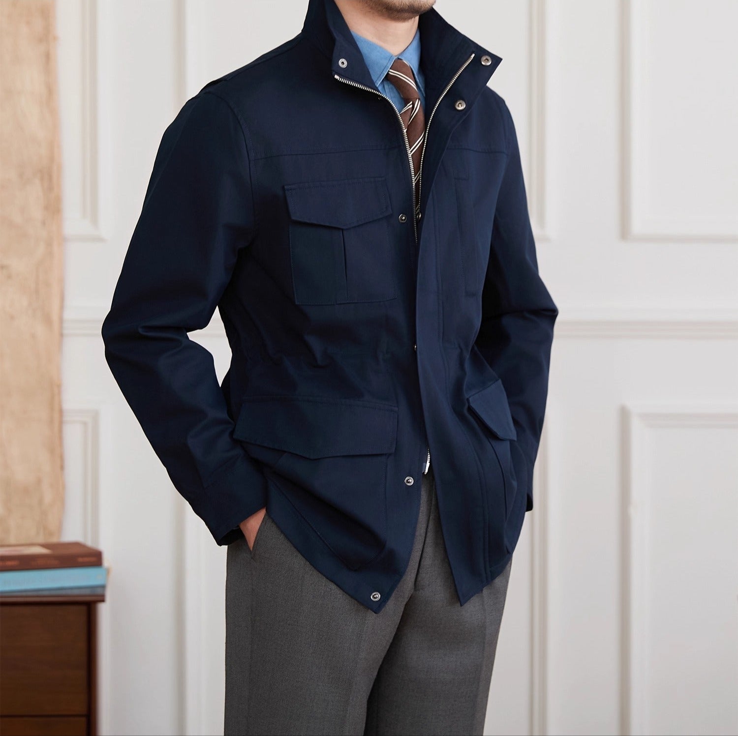 Hyde Cotton Blend Hunting Jacket