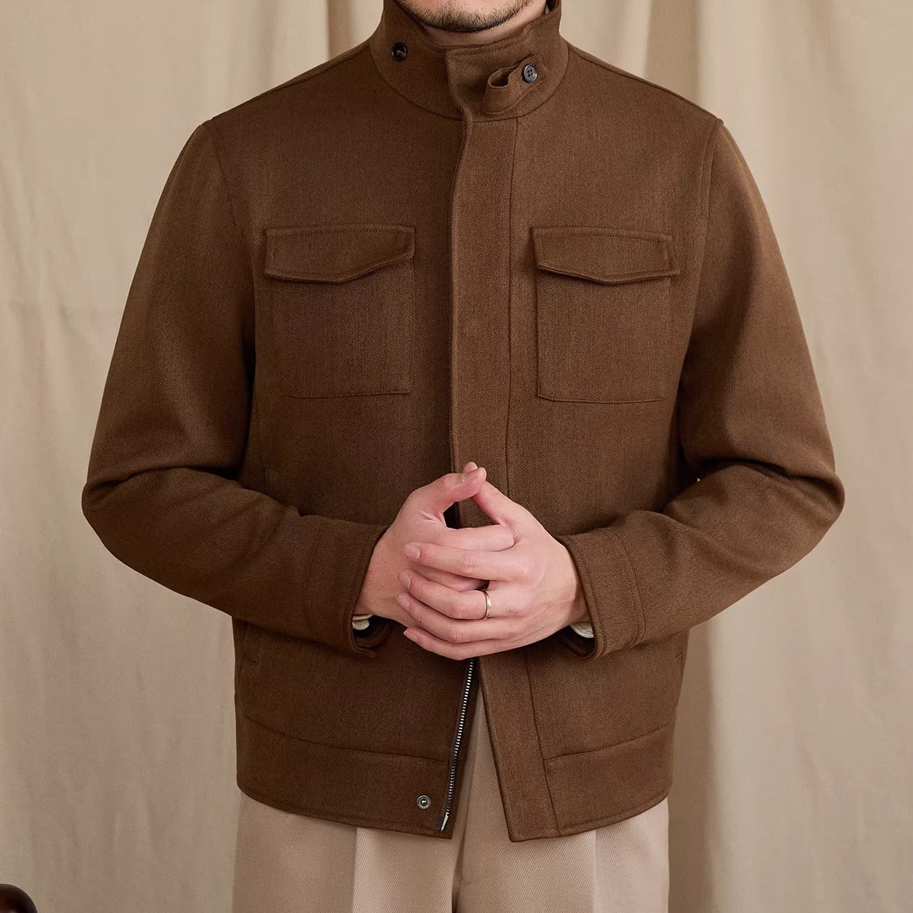 Knightsbridge Wool Blend Short Jacket