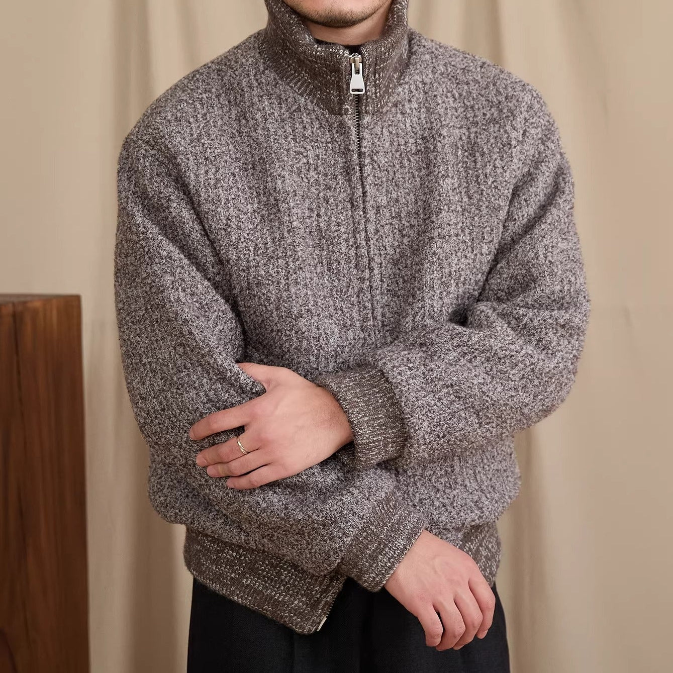 St Moritz Down Padded Wool Blend Jacket